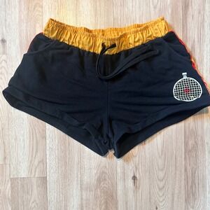 Dragon Ball Z Black Athletic Shorts with Dragon Ball Z Accents Women's Size L